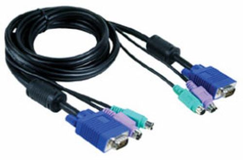 ������ ��� ������������� KVM D-Link DKVM-CB5, Cable Kit for KVM Products, PS/2 keyboard cable, PS/2 mouse cable, Monitor cable, 4,5m length
