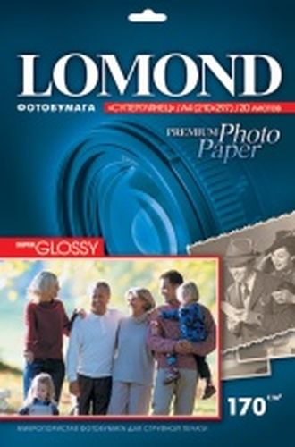 ������ Lomond Premium Photo 1��4 297�210 ��, 170 �/�2, 20 �., �������������� �������������