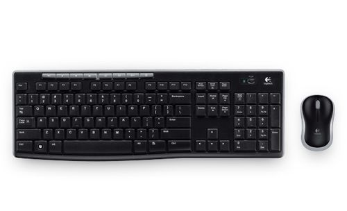 �������� ���������� + ���� ������������ Logitech MK270 Wireless Combo, USB, Black