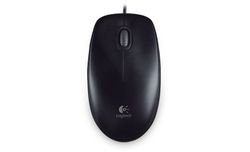  Logitech B100 Full-size Corded Mouse, USB, 1000dpi, Black