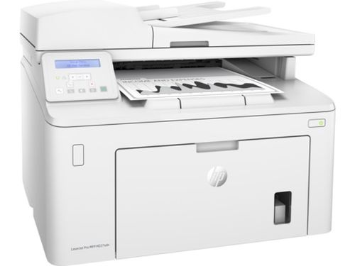 ��� �������� HP LaserJet Pro M227sdn (p/c/s, A4, 1200dpi, 28ppm, 256Mb, 2 trays 250+10, Duplex, ADF 35 sheets, USB/Eth, Flatbed, white, Cartridge 1600 pages in box, 1 warr.)